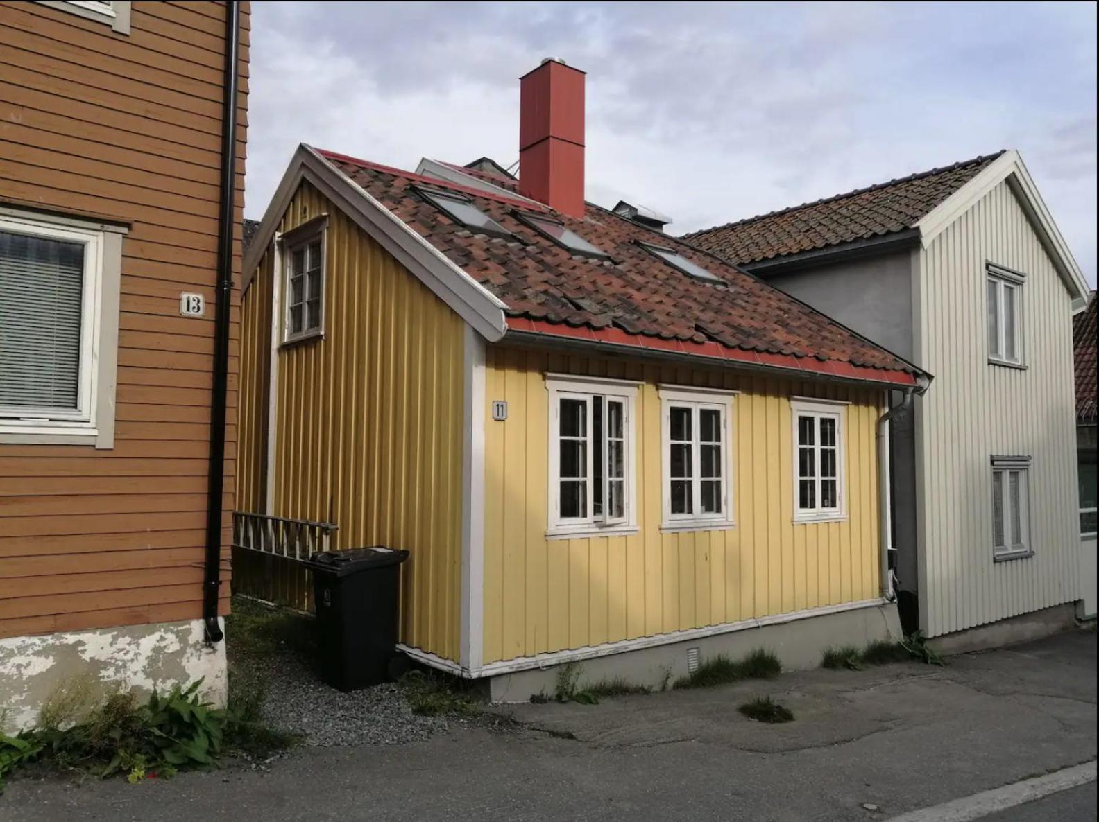 Sjarmerende Historisk Leilighet Midt I Tromsø Esterno foto